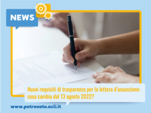 requisiti lettera d'assunzione