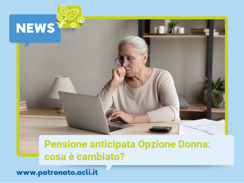 pensione anticipata opzione donna