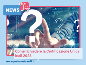 certificazione unica inail 2023